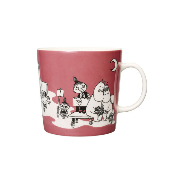 Mumi krus 40 cl, rosa, Moomin Arabia