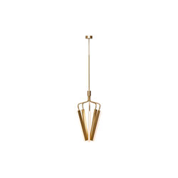 Angel 5 500 Chandelier, brass, Rubn