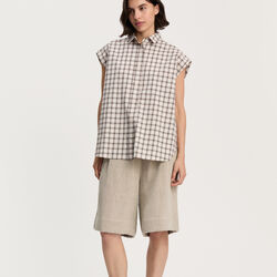 Camal Shirt Check, mix osaka, Aiayu