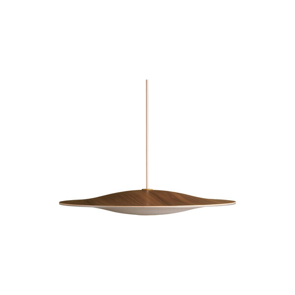 Sinus Wood 550P Pendant, walnut, Piet Hein
