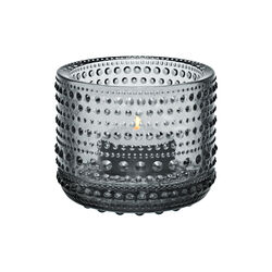 Kastehelmi fyrfadsstage, grey, Iittala