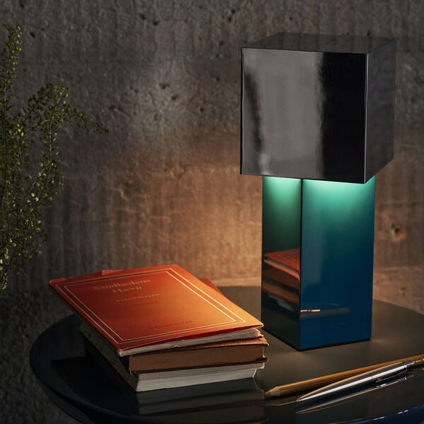Pivot ATD7 portable bordlampe, blue silver, &Tradition