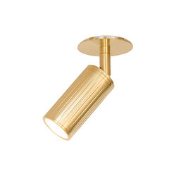 Luminar v&aelig;g-/loftspot, messing, Rama Lights