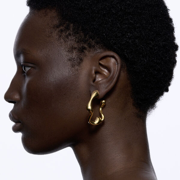 Splash Hoop Small Left, gold, Maria Black