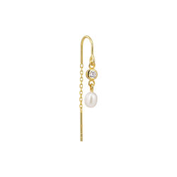Cosmic Small Hook Threader, forgyldt, The Earring Shop