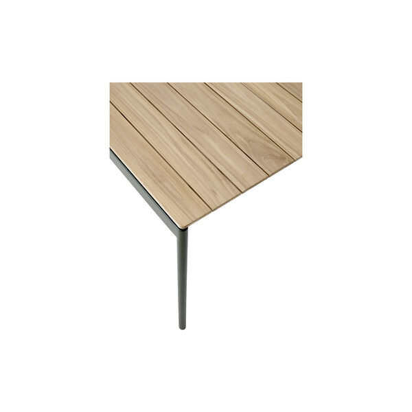 Ville AV26 Outdoor Dining Table, bronze green, &Tradition