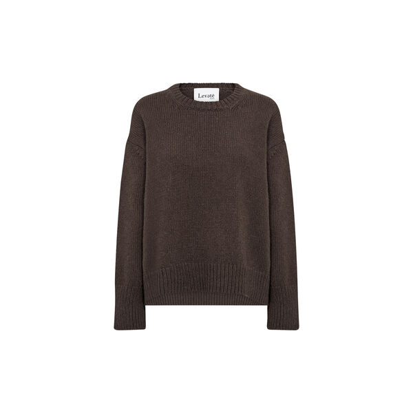 LR-PERLE 1 Pullover, coffee, Leveté Room