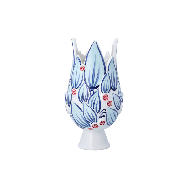 Titania Vase, bl&aring;, Bj&oslash;rn Wiinblad