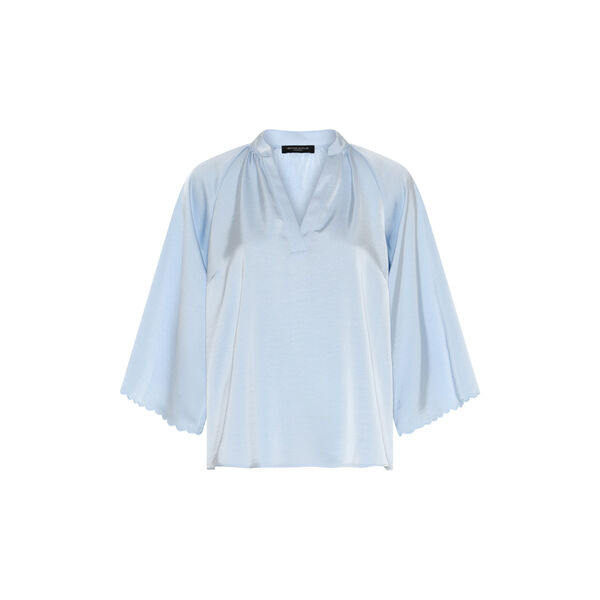 WeckiaBBWinny blouse, light blue, Bruuns Bazaar
