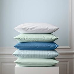 SUPIMA PINSTRIPE sengetøj, glass green, Georg Jensen Damask