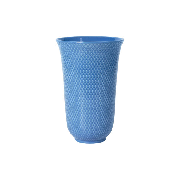 Rhombe Color vase, bl&aring;, Lyngby Porcel&aelig;n