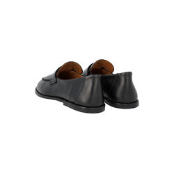 Ultrabl&oslash;d loafer med stikningsdetalje, black, ANGULUS
