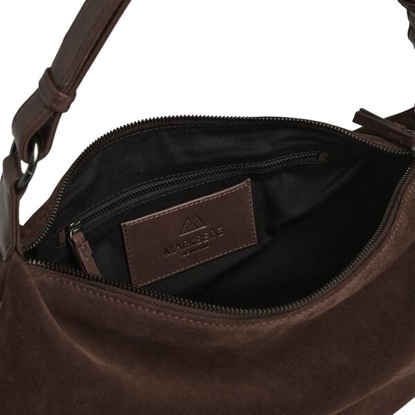 MuseMBG Bag Suede, dark brown, Markberg