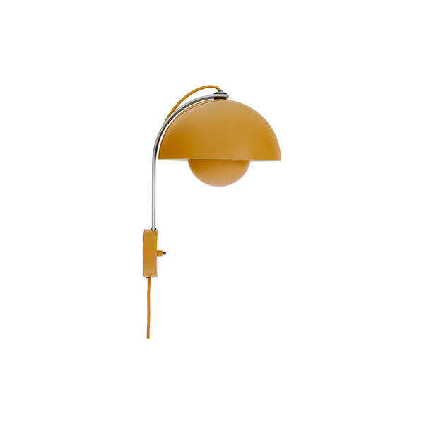 Flowerpot VP8 Wall Lamp, mustard, &Tradition