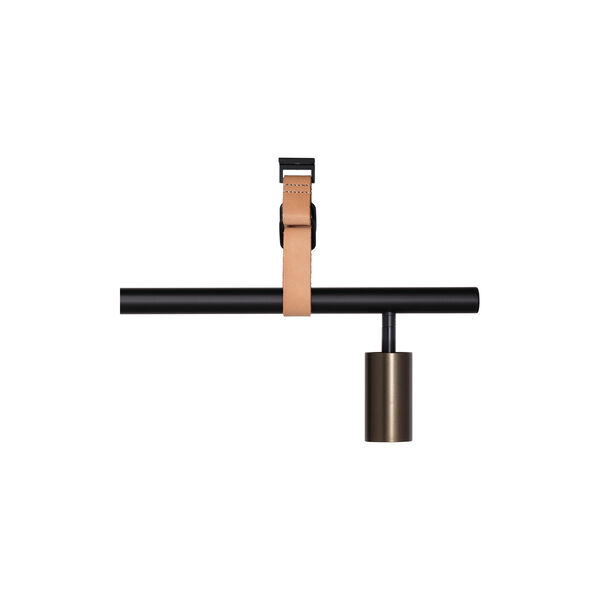 Long John 5 Spot Pendant Nature Leather, black/bronze, Rubn