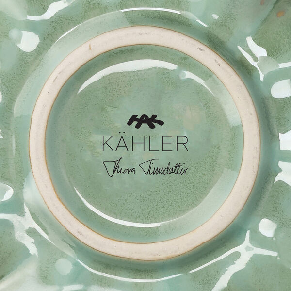 Kantarel Vase, gr&oslash;n, K&auml;hler