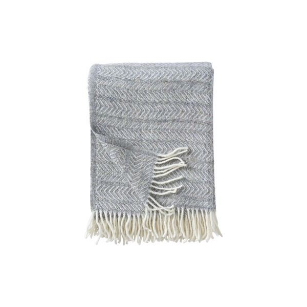 Point plaid, grey, Klippan Yllefabrik