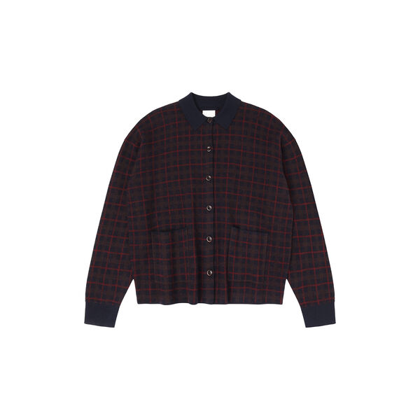 Felted Jacket, check, FUB