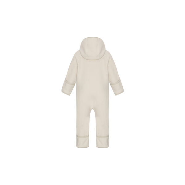 Doubleface Fleece Babysuit, kit/vanilla, VER de TERRE