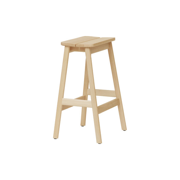 Angle Standard Bar Stool, beech, Form & Refine