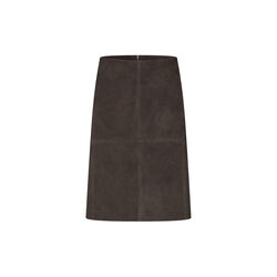 Zonie Suede Skirt, demitasse, Second Female