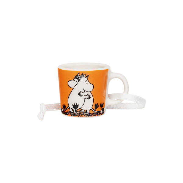 Mumi minikrus K&aelig;rlighed, orange, Moomin Arabia