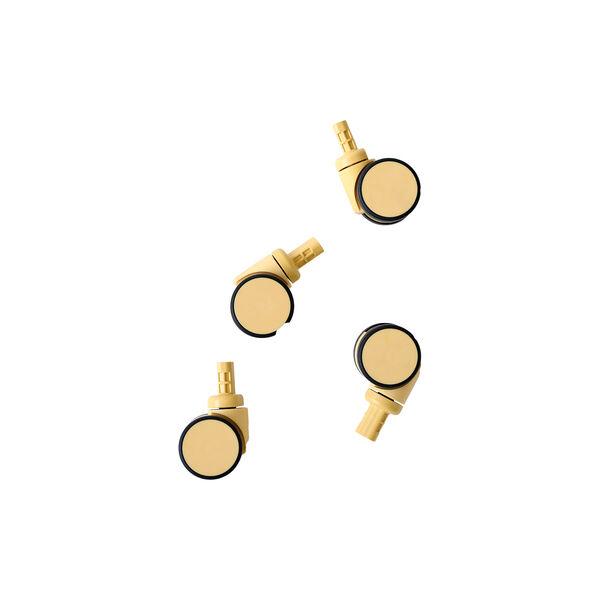 Hjul til opbevaringskasse, honey yellow Hjul til opbevaringskasse, honey yellow, MODU