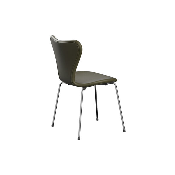 Serie 7&trade; 3107 fuldpolstret stol, Essential moss green, Fritz Hansen