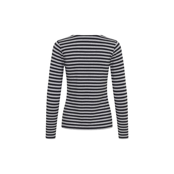 NemajasPW T-Shirt l/s, dark navy stripe, Part Two