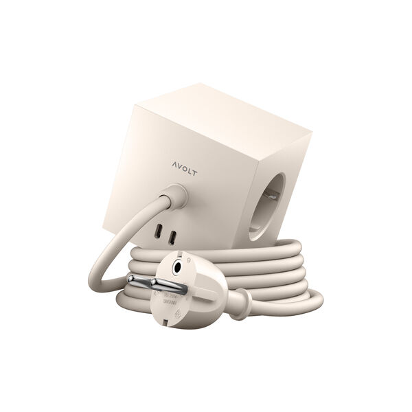Square 1 USB-C (30W), nomad sand, Avolt