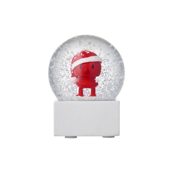 Santa Snow Globe, red, Hoptimist