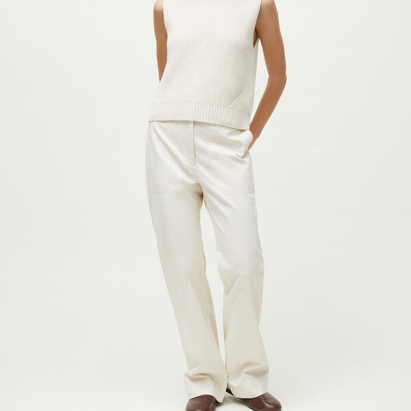 River Pant, pure ecru, Aiayu