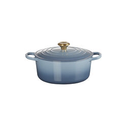 Signature rund gryde &Oslash; 26 cm, chambray, Le Creuset