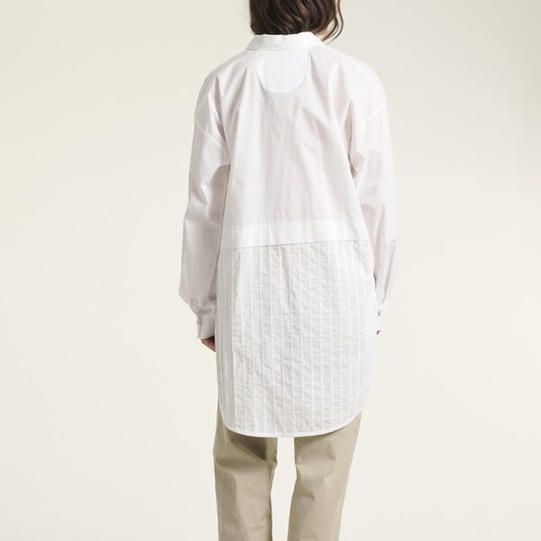 Core cotton pintuckskjorte, white, BITTE KAI RAND