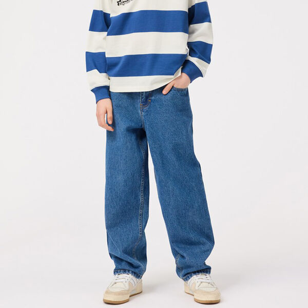 Aiden bukser, stone blue, Molo