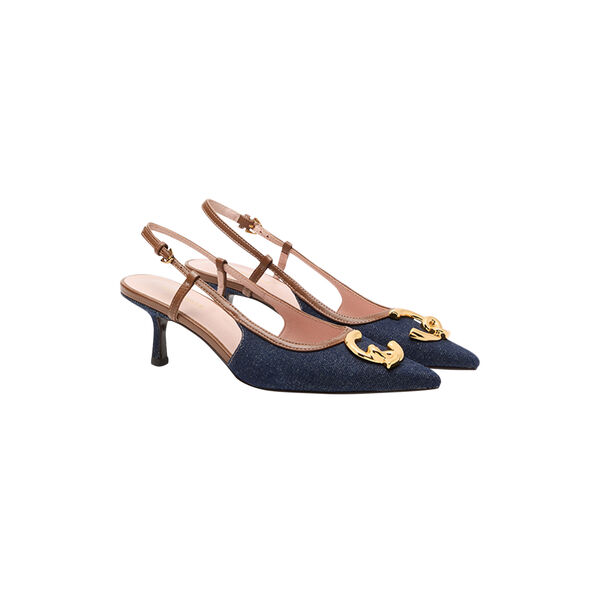 Coccinelle C-Me Denim, blue den/cognac, Coccinelle