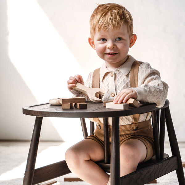 Smilla toddlerstol, r&oslash;get eg, OAKLINGS