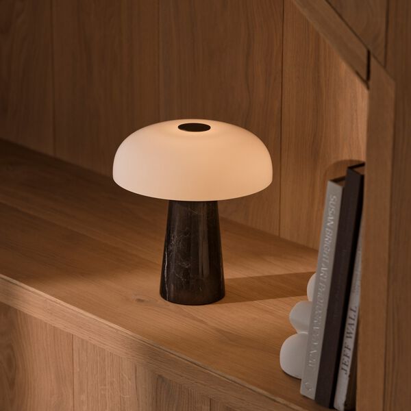Glossy Mini Portable bordlampe, sort, Design For The People