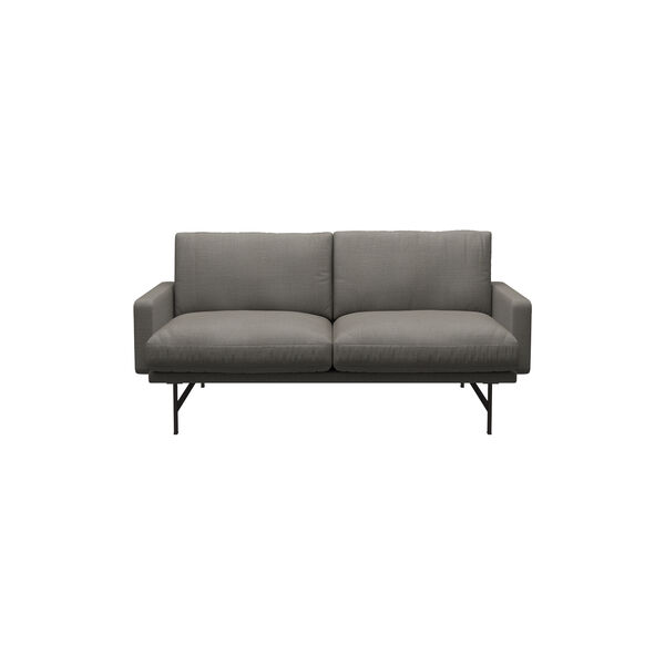 Lissoni™ PL112S 2 pers. sofa, Fiord 351/brown bronze, Fritz Hansen