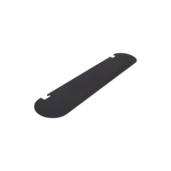 Pipe Shelf, charcoal, Pedestal