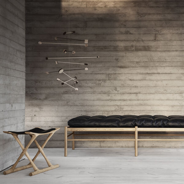 OW2000 &AElig;gypterstolen, s&aelig;bebehandlet eg/sort, Carl Hansen & S&oslash;n