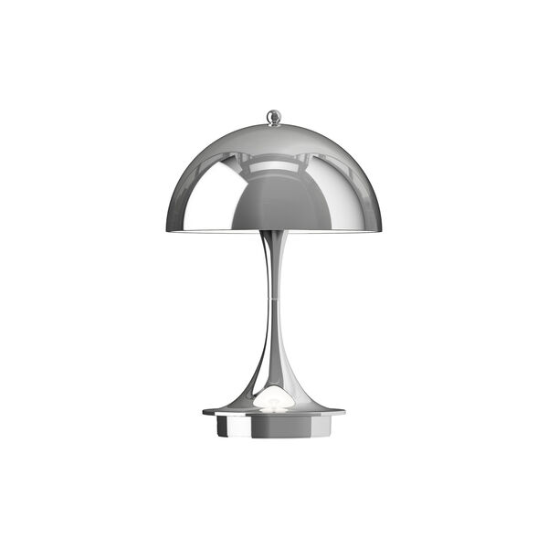 Panthella 160 Portable bordlampe, high lustre chrome plated, Louis Poulsen