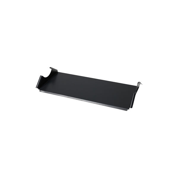 Moon Tray Shelf, charcoal, Pedestal