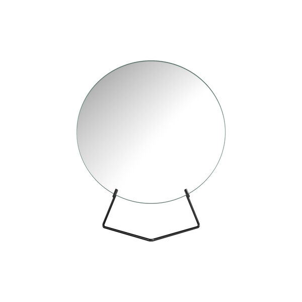 Standing Mirror, black, MOEBE