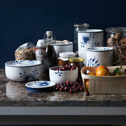 Bl&aring; Mega Riflet opbevaringskrukke 33 cl, Royal Copenhagen