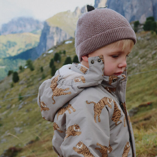 Fruity Beanie, bunny brown melange, Konges Sl&oslash;jd