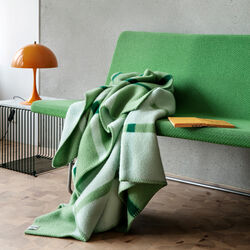 KNUT Throw, field green, R&oslash;ros Tweed