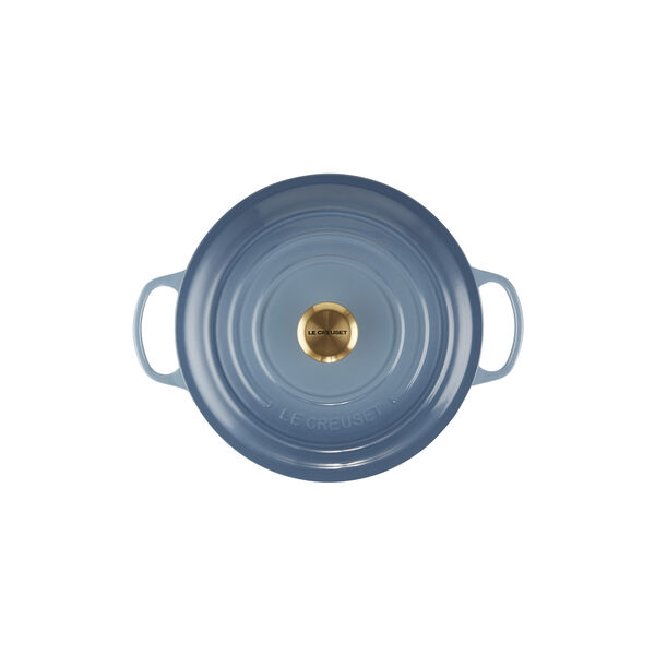 Signature rund st&oslash;bejernsgryde &Oslash; 28 cm, chambray, Le Creuset