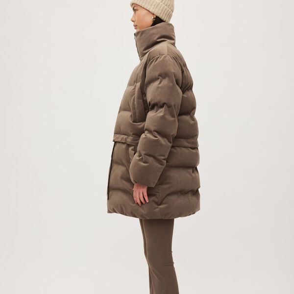 Jacket Puffer Hybrid Cord, dark rock, Rethinkit