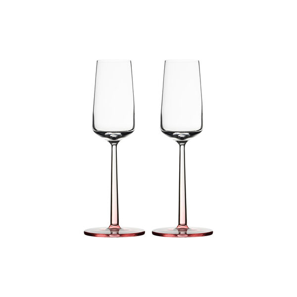 Essence champagneglas 2 stk., rose, Iittala
